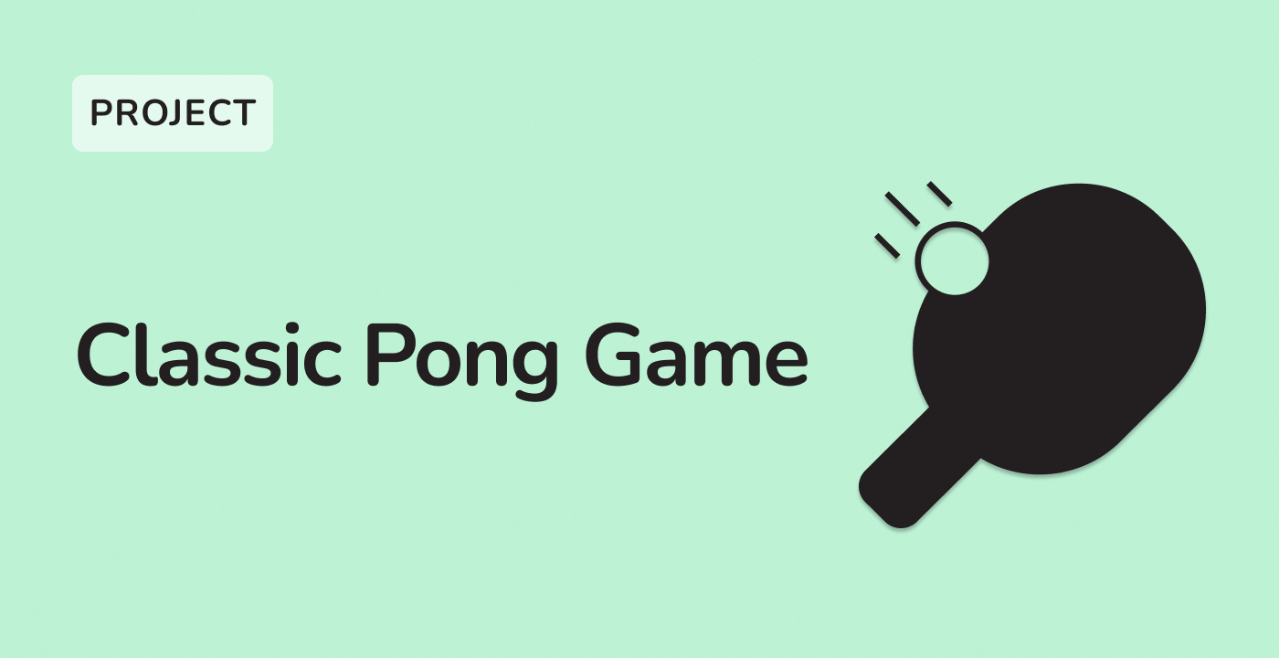 Classic Pong Game Using Python And Pygame With AI And Hands-On Labs ...