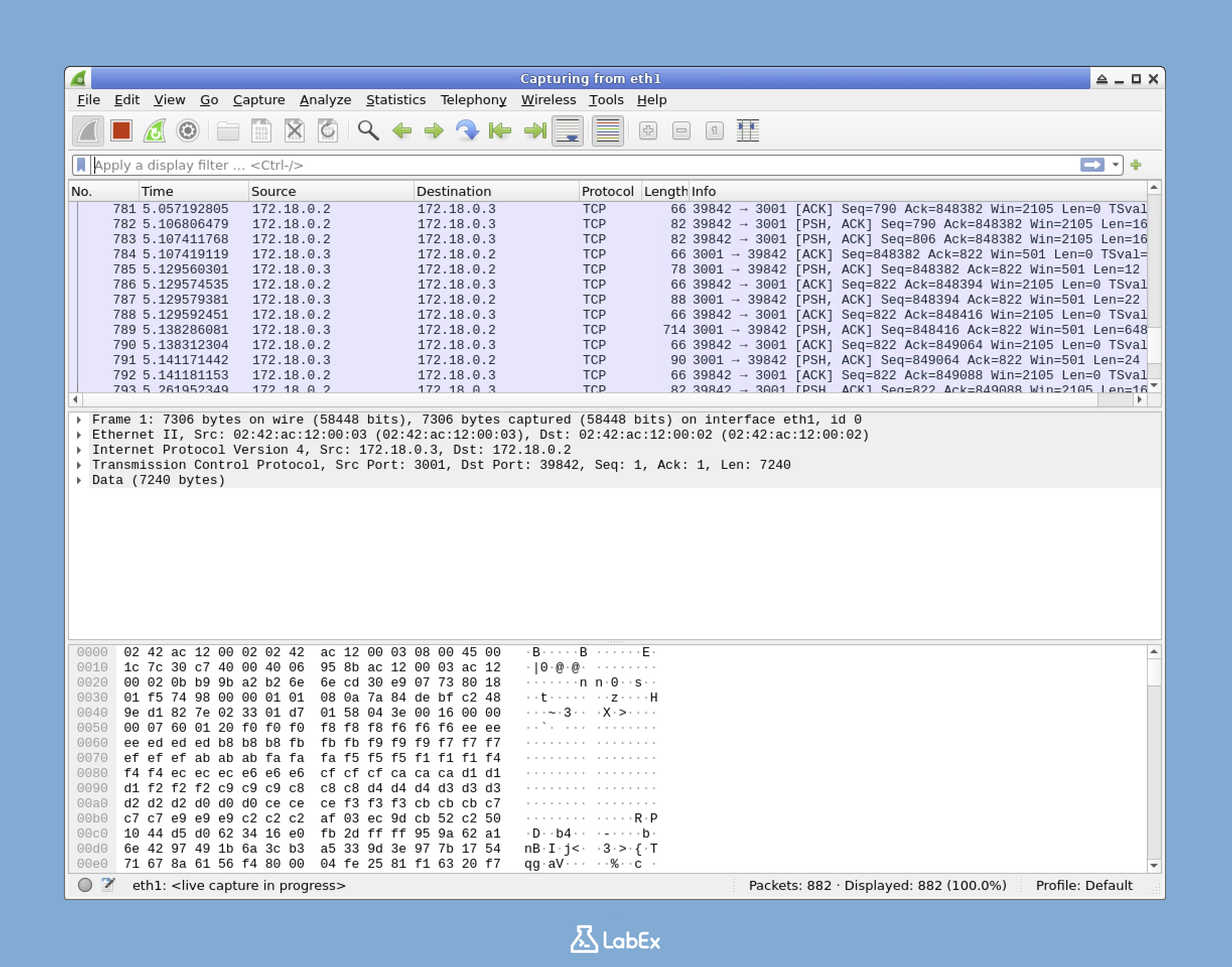 Analyze TCP Traffic with Wireshark Follow TCP Stream Feature | LabEx