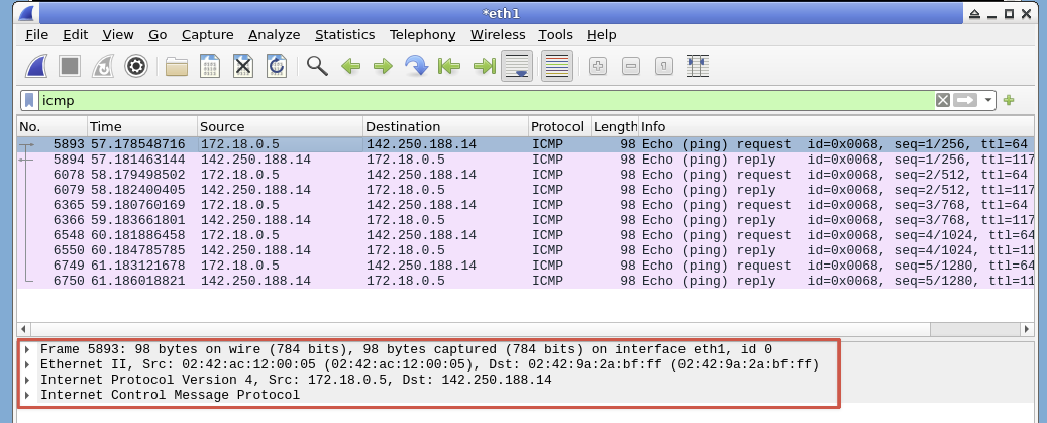 Wireshark Packet Details