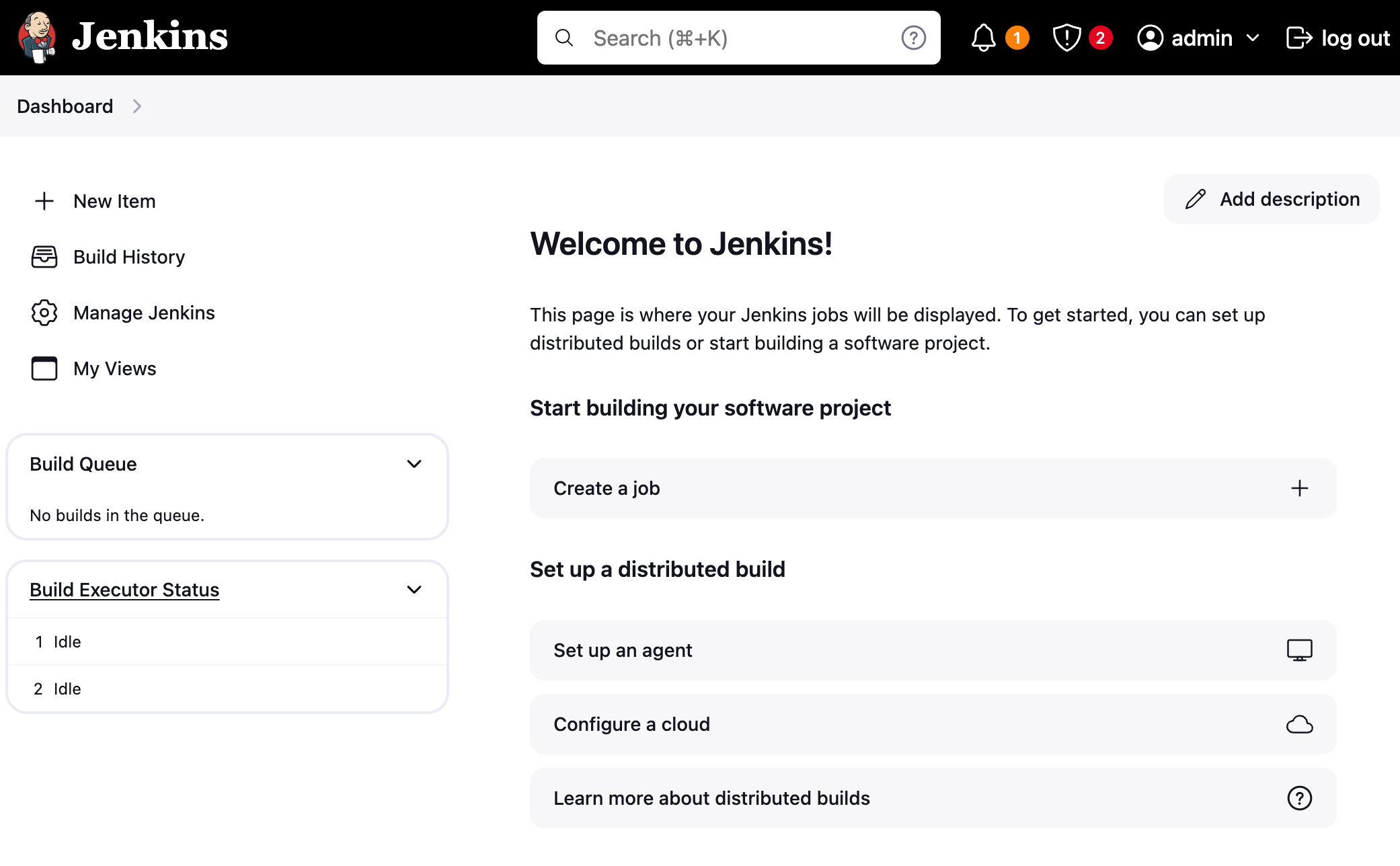 Jenkins unlock page credentials