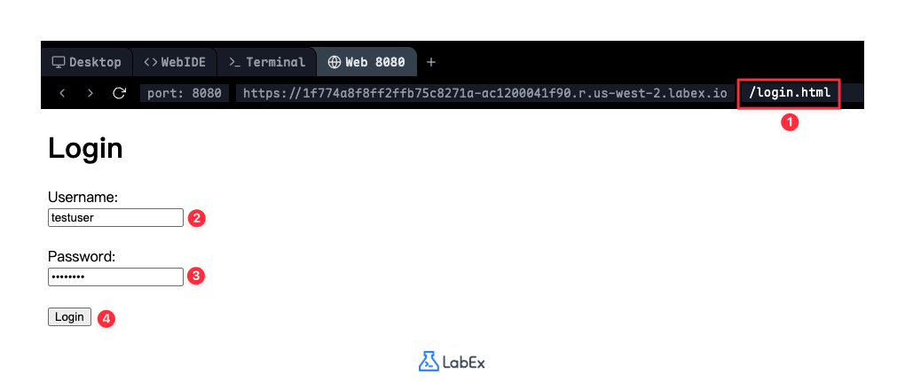 Screenshot der erfolgreichen Anmeldung nach dem Hydra-Angriff