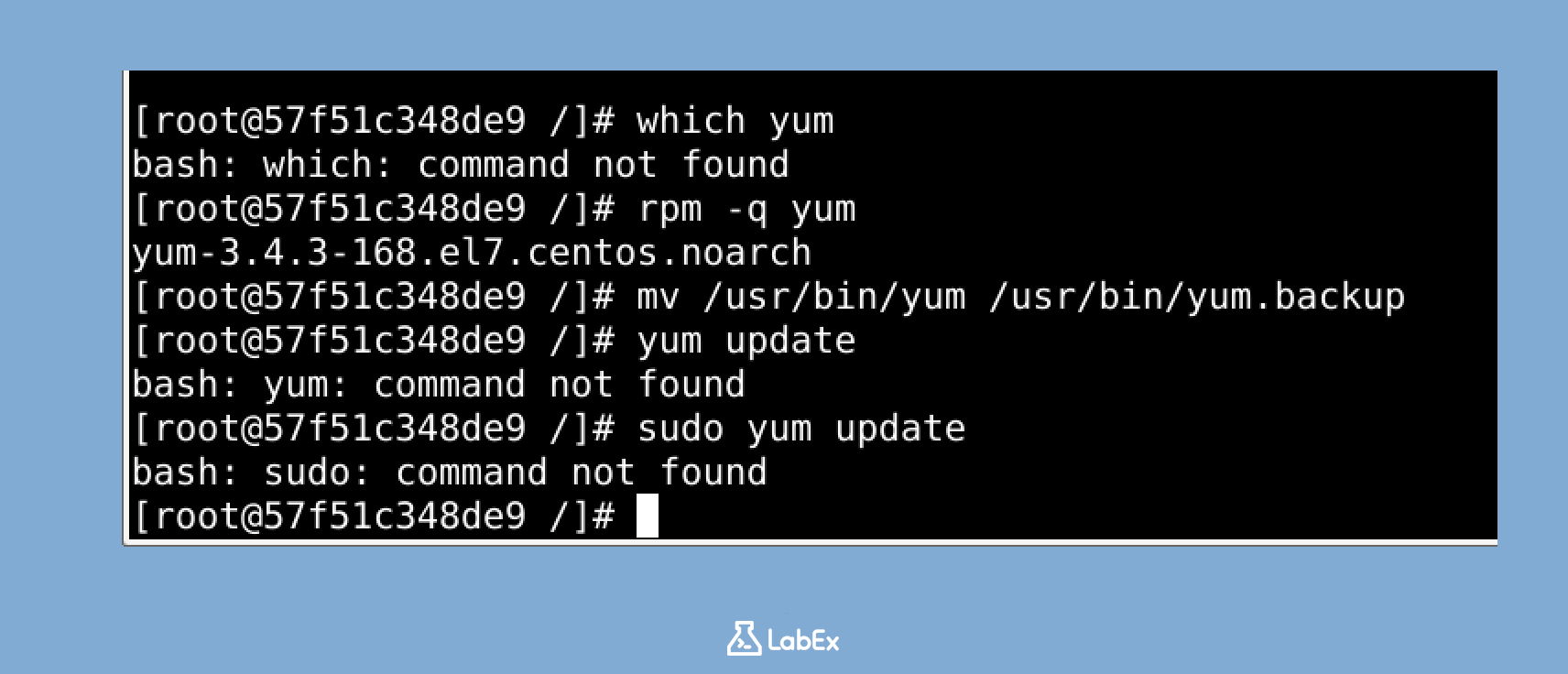 YUM Error
