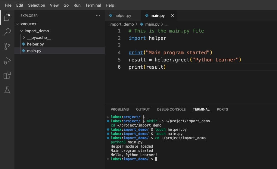 create helper.py