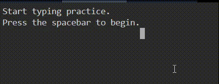 Typing Practice