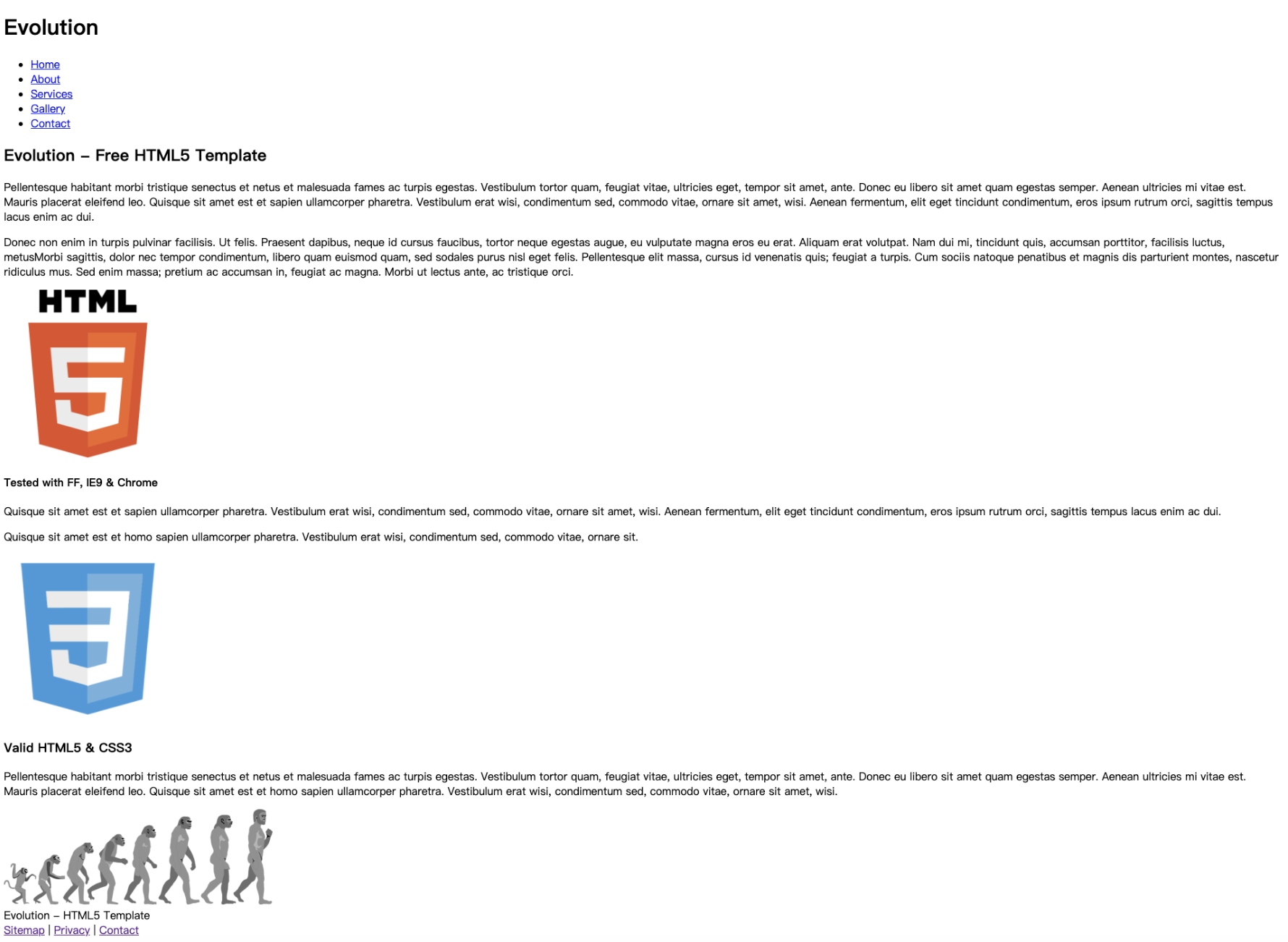 Screenshot des unfertigen Projekts