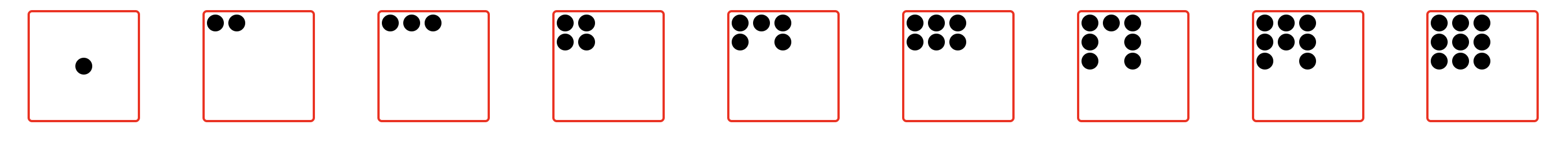 Vorschau auf das unfertige Würfel-Layout