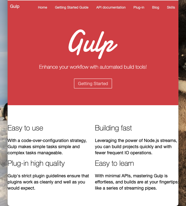 Non responsive webpage layout