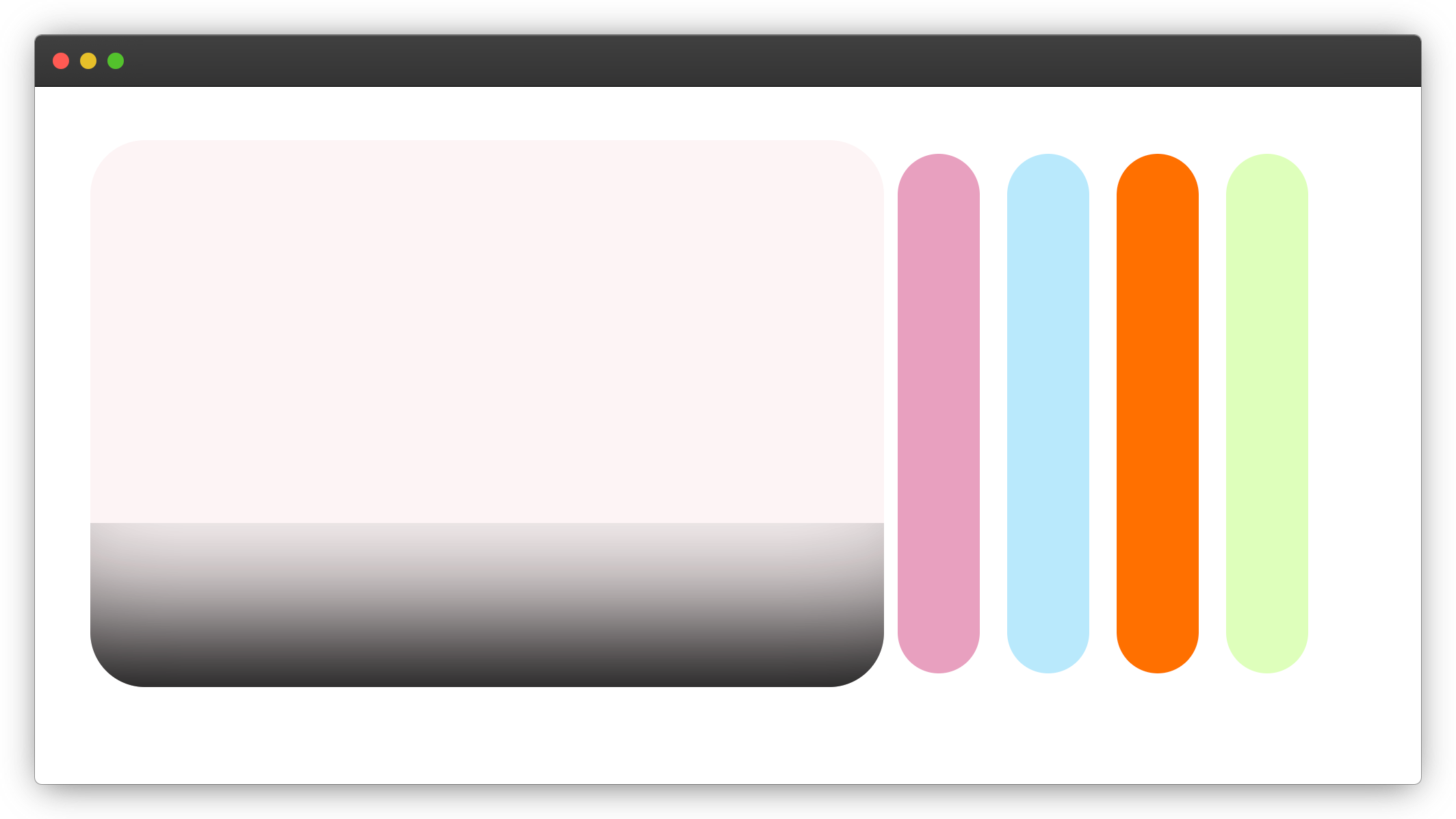 Screenshot des unfertigen Projekts
