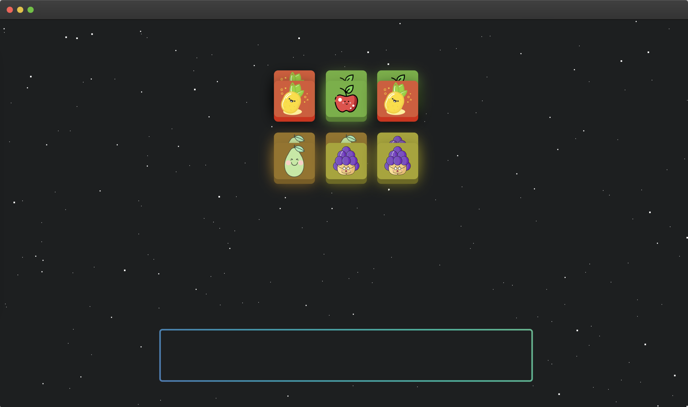 unfinished project screenshot