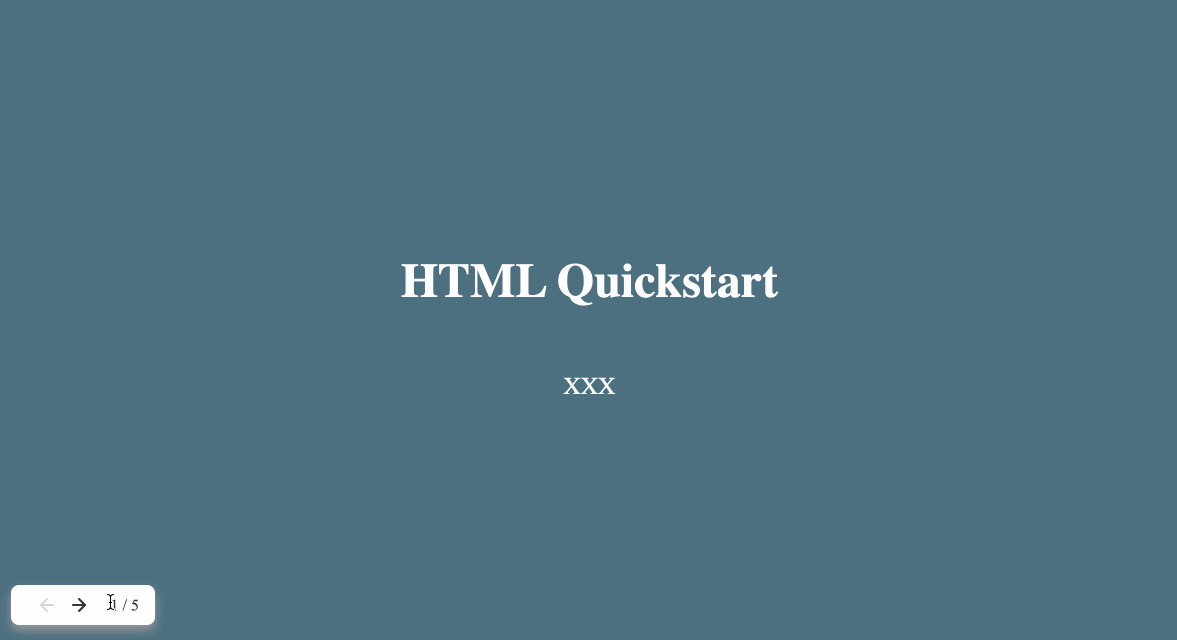 Web PPT preview demo