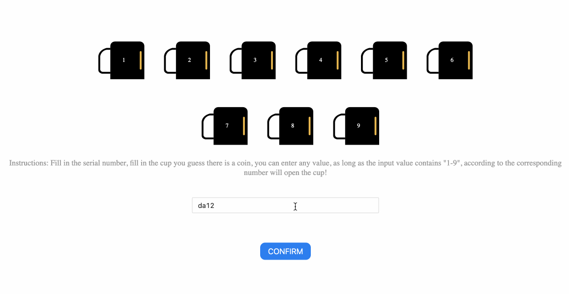 Guess the Coin game preview