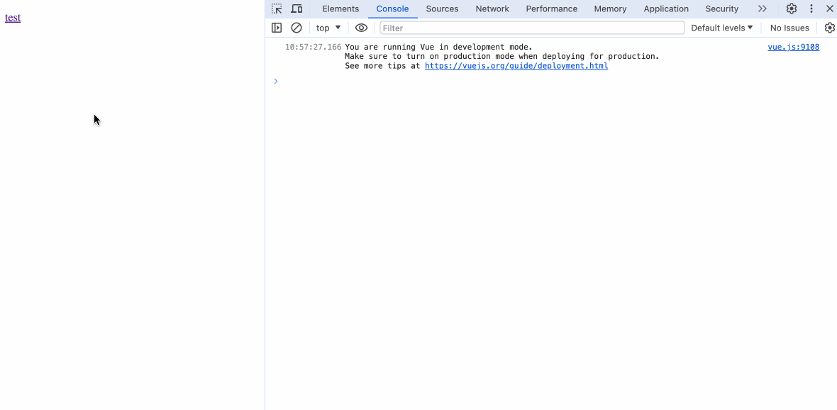 vue router bug fix demo