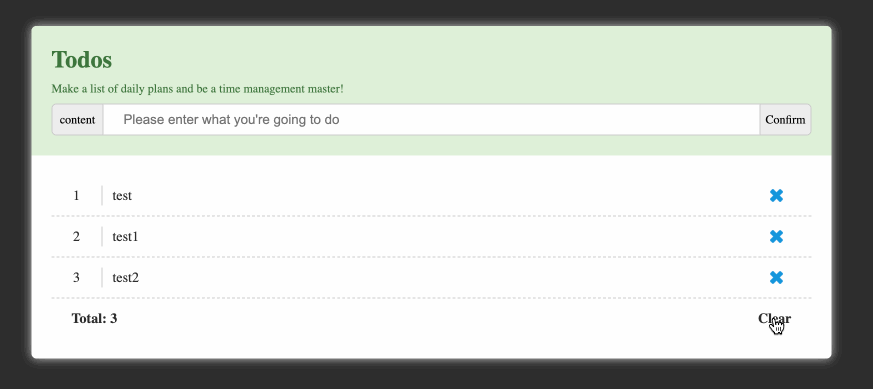 Task manager app demo