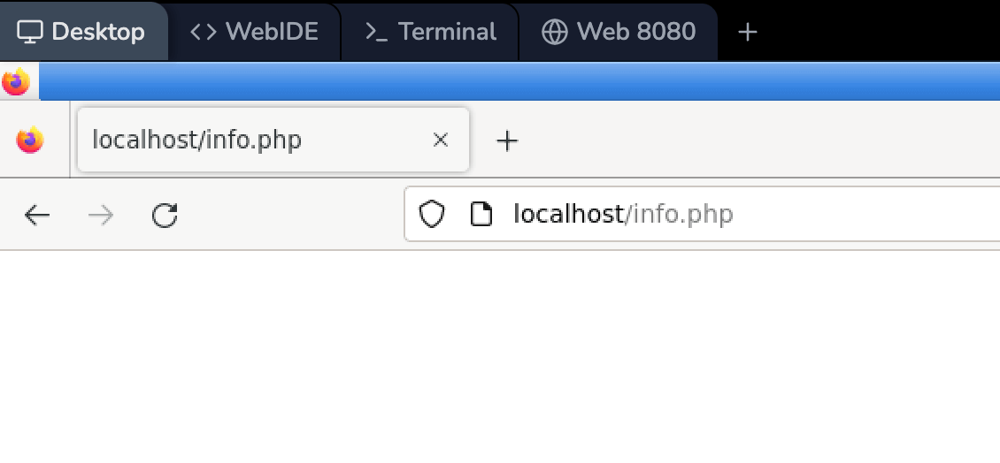 PHP installation verification page