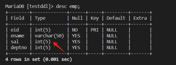Aperçu des opérations DDL MySQL