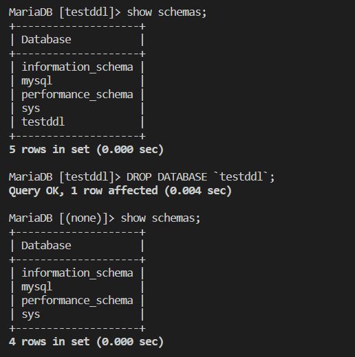 Modification de la structure de table MySQL