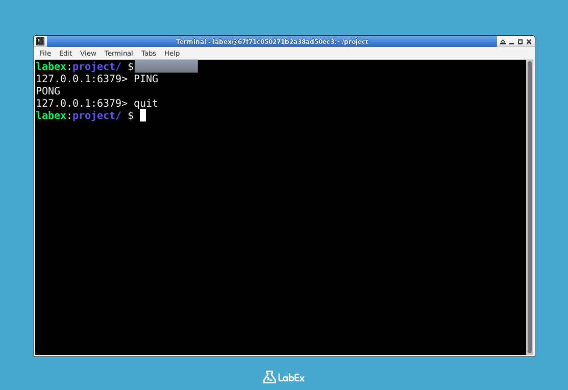 Example of successful PING output