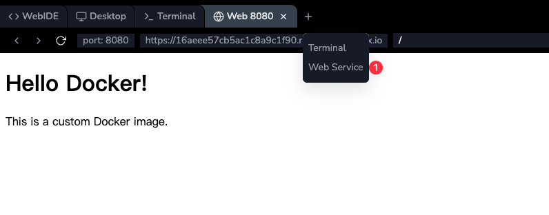 Configuration du port du serveur web