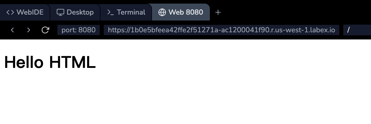 Web 8080 Tab Refresh Button