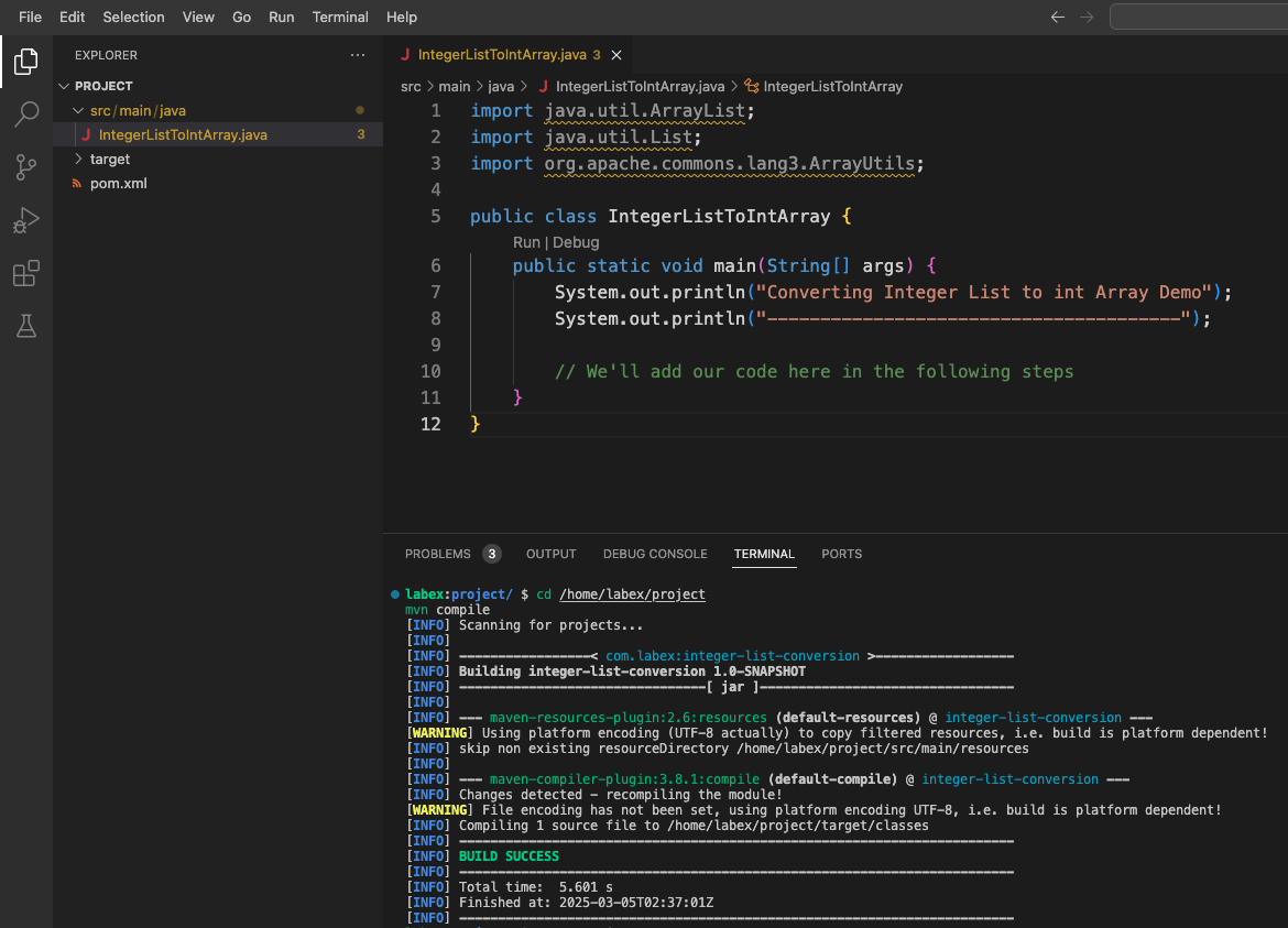 Create Java File