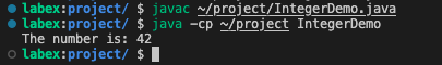 Java program execution output