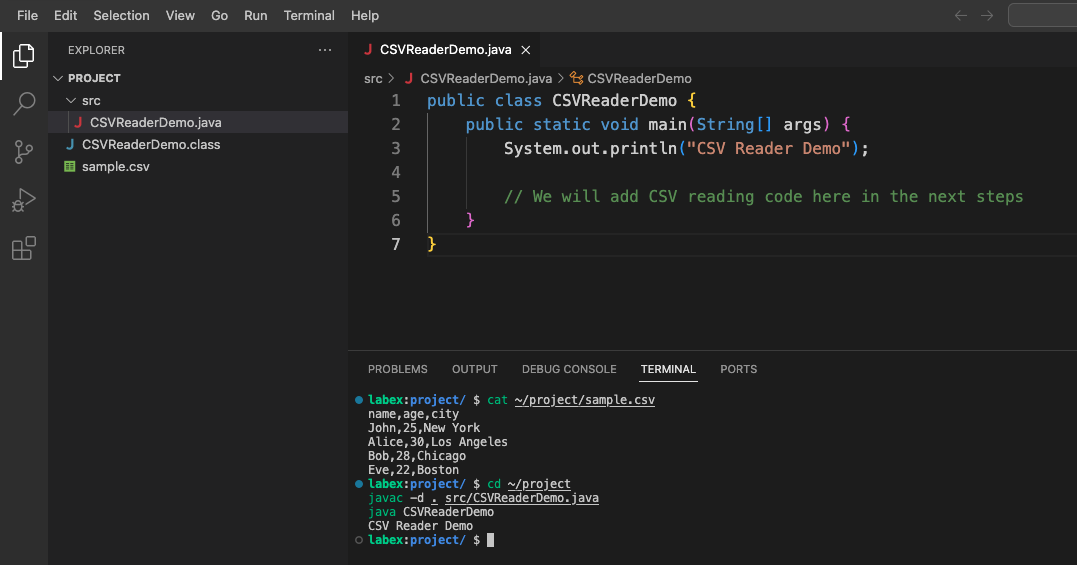 Create Java File