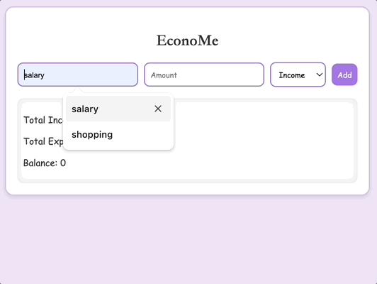 EconoMe project overview animation