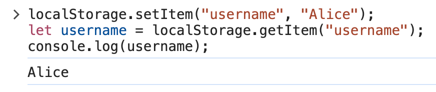 Ejemplo de almacenamiento de datos en localStorage
