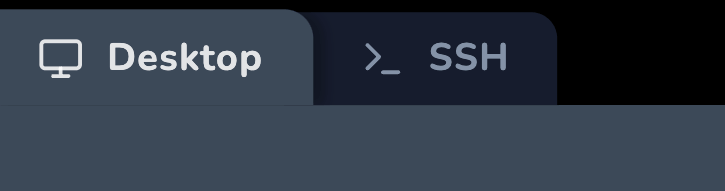 Register zur Umgebungsauswahl
