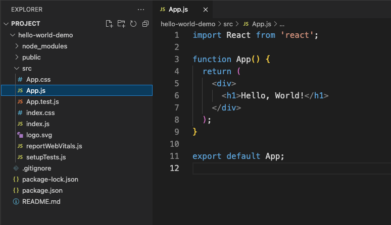 React package json update