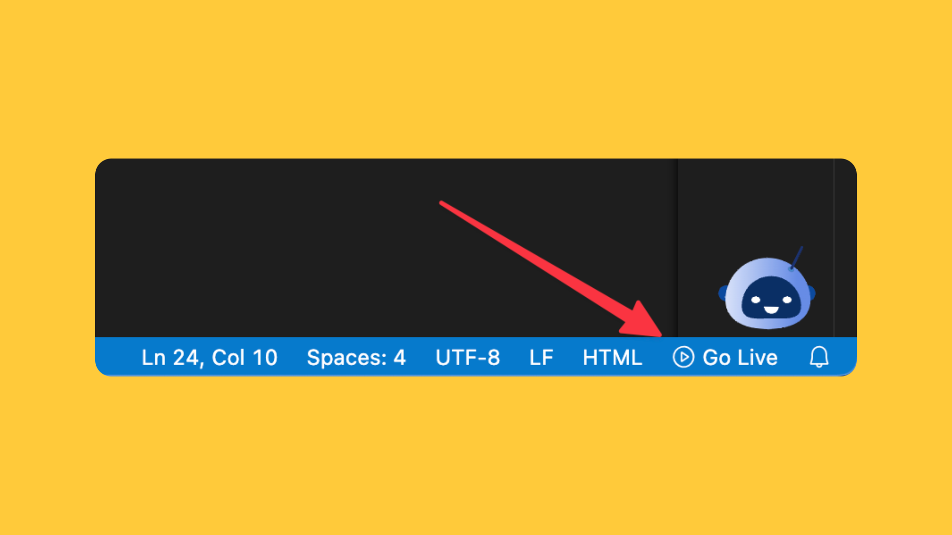 Go Live button in WebIDE