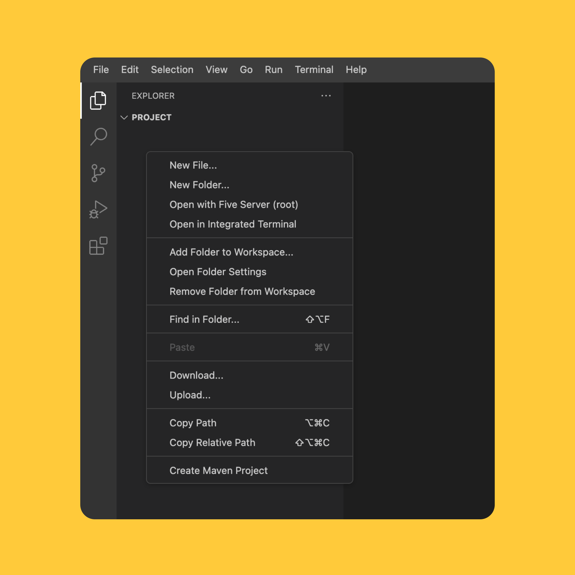 Creating new HTML file in WebIDE