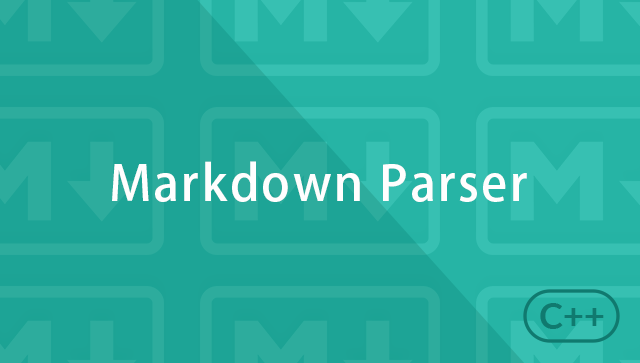 Building Markdown Parser with C++